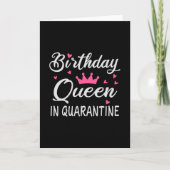 Birthday Queen in Quarantine カード (正面)