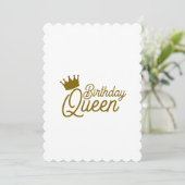 BIRTHDAY QUEEN INVITATIONS 招待状 (スタンド正面)