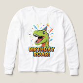 Birthday Roar Cute Dinosaur Birthday Party Design (デザイン正面)