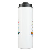 Birthday Roar Cute Dinosaur Birthday Party Design タンブラー (正面)