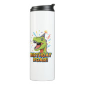 Birthday Roar Cute Dinosaur Birthday Party Design タンブラー (回転左)