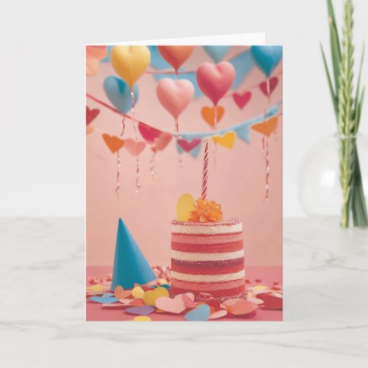 Birthday Robot Overload カード (正面)