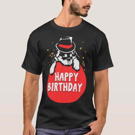 Birthday Rottweiler Tシャツ (正面)