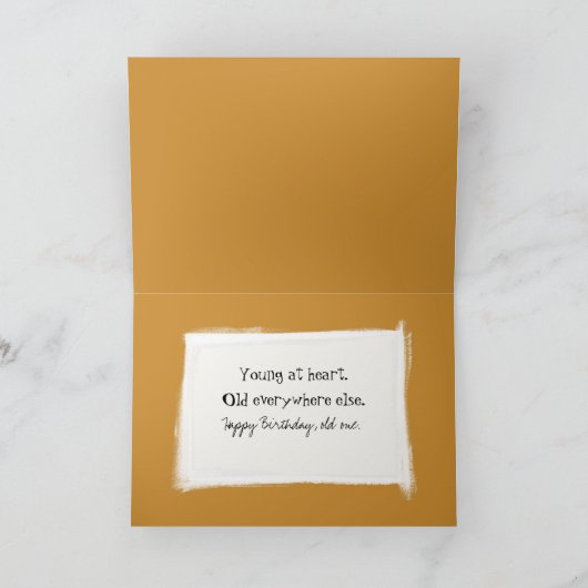 Birthday Scarecrow Wearing a Sombrero and Poncho カード (内部)