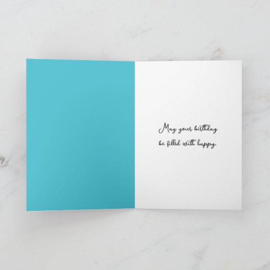 Birthday Seagull Flying With a Bikini Top カード (内部)