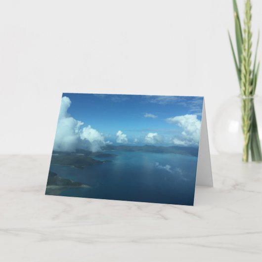 Birthday Seascape Photo Card サンキューカード (正面)