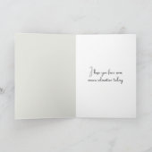 Birthday Spa Towels With Magnolia Blossoms カード (内部)