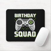 Birthday Squad Video Game Controller For Gamer Boy マウスパッド (マウス)