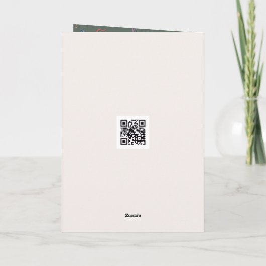 Birthday Squirrel Gathering Nuts In Her Purse カード (裏面)