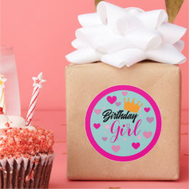 Birthday stickers ラウンドシール