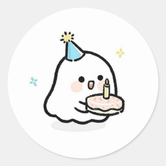 birthday stickers ラウンドシール