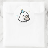 birthday stickers ラウンドシール (バッグ)