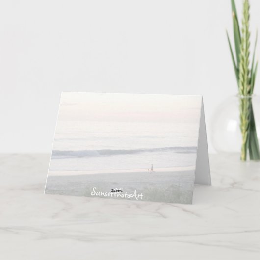 Birthday Sunset Card カード (裏面)