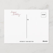 Birthday Surprise Delivery Postcard ポストカード (裏面)