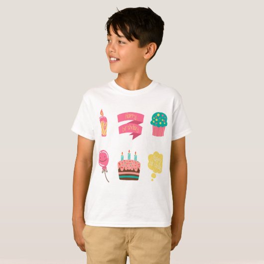 birthday  T-shirt Tシャツ (正面フル)