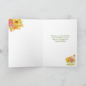 Birthday Teacup Beautiful Day Joy Happiness Card カード (内部)