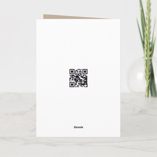 Birthday Teddy Bear In Rainy Window カード (裏面)