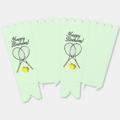 Birthday Tennis Green Sports フェイバーボックス (見開き)