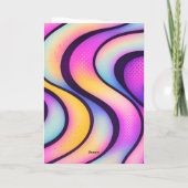 Birthday Vibes – Joy, Cake & Chaos Personalized カード (裏面)