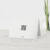 Birthday Watercolor Ocean Beach with Curled Paper カード (裏面)