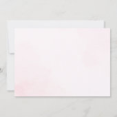 Birthday watermelon Girl one in a melon with photo 招待状 (裏面)