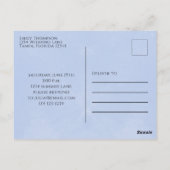 Birthday Whimsical Summer Pool Party Fun Swimsuits ポストカード (裏面)