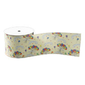 Birthday Wishes - Pastel Yellow グログランリボン (リール)