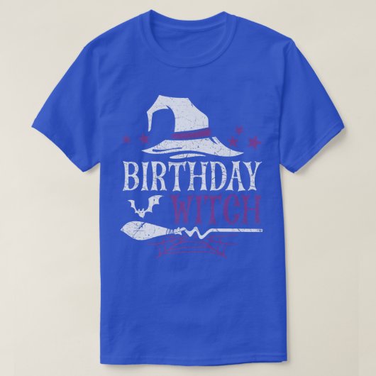 Birthday Witch Halloween 570 Tシャツ (デザイン正面)