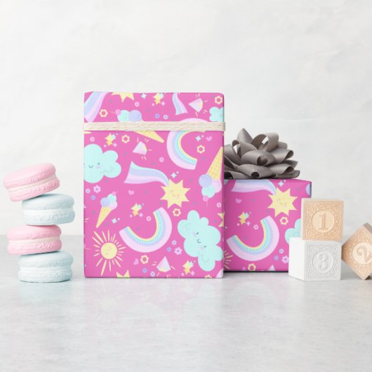 Birthday Wrapping Paper. ラッピングペーパー (ベビーシャワー)