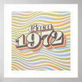 Birthday Year - Circa 1972 ポスター (正面)