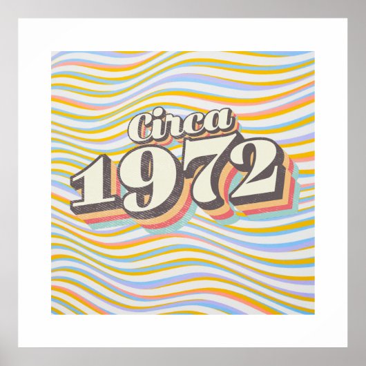 Birthday Year - Circa 1972 ポスター (正面)