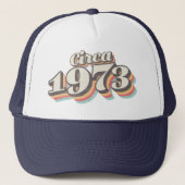 Birthday Year - Circa 1973 キャップ (正面)