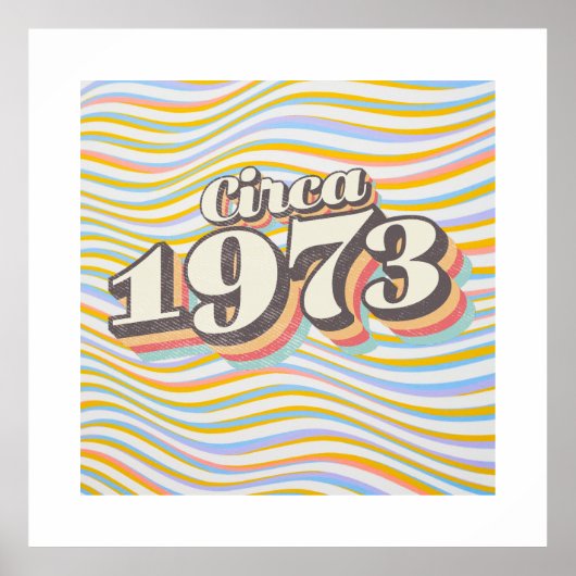 Birthday Year - Circa 1973 ポスター (正面)
