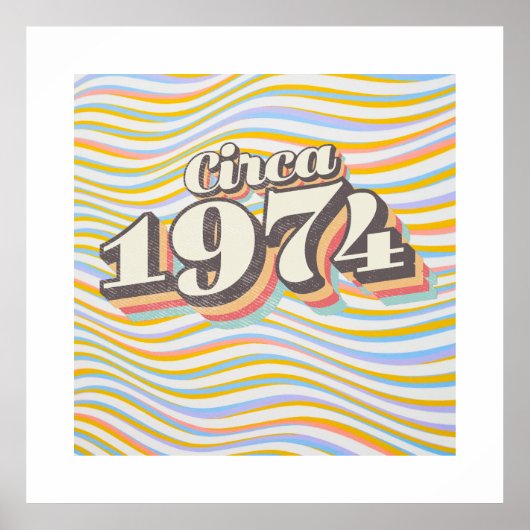 Birthday Year - Circa 1974 ポスター (正面)