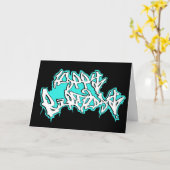 BIRTHDAYcardのspangleMASSIVE カード (黄色い花)