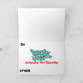 BIRTHDAYcard spangleMASSIVE カード (内部)