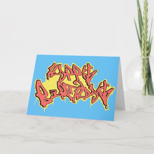 BIRTHDAYcard spangleMASSIVE カード (正面)