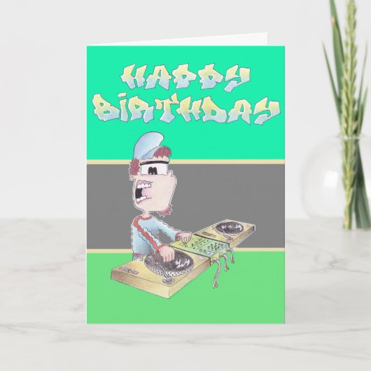 BIRTHDAYcard spangleMASSIVE I漫画 カード (正面)