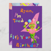 BirthdayPersonalizedGreetingcardfora four yearold. サンキューカード (正面/裏面)