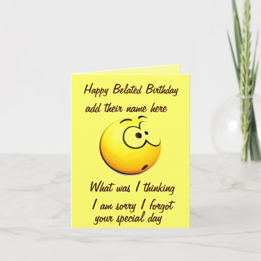 Birthdays_ カード (正面)