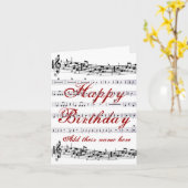 Birthdays カード (黄色い花)