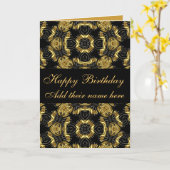 Birthdays_ カード (黄色い花)
