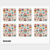 #BirthdayStickers#BirthdayCelebration#PartySticker スクエアシール (シート)