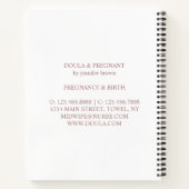 BIRTHING SUPPORT SERVICE COACH ノートブック (裏面)