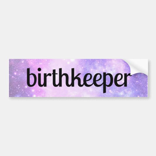 birthkeeper バンパーステッカー (正面)