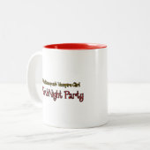 BirthNightのパーティーのマグ ツートーンマグカップ (正面左)