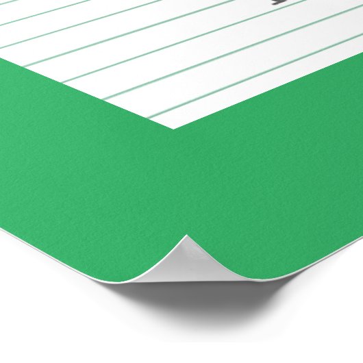 Birthstone 威厳がある Peridot 18x24アートワークのポスター ポスター (角)