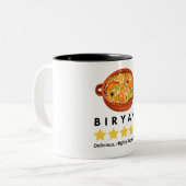 biryani恋人Tシャツ ツートーンマグカップ (正面左)