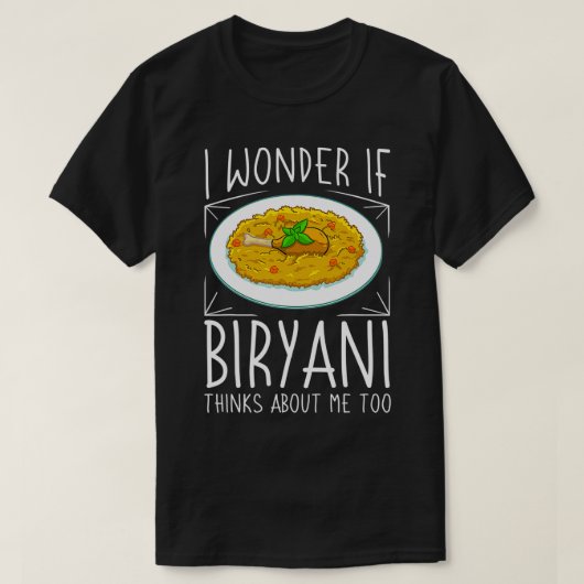 Biryani Gift Pakistani Food Chicken Dum Pot  Tシャツ (デザイン正面)