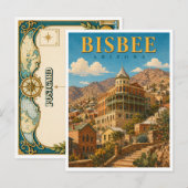 Bisbee Arizona Copper Queen GeoSaga ポストカード (正面/裏面)